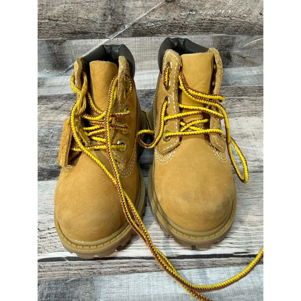 Timberland 12809M Kids Tan Suede Boots‎ Size 5 Toddler